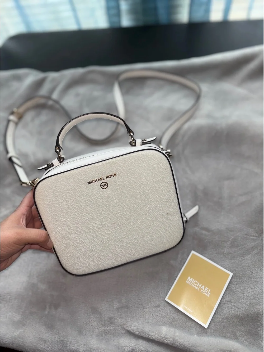 Michael Kors Crossbody bag pebbled Leather handbag purse